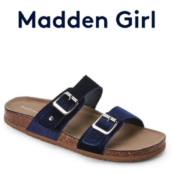 madden girl slide sandals